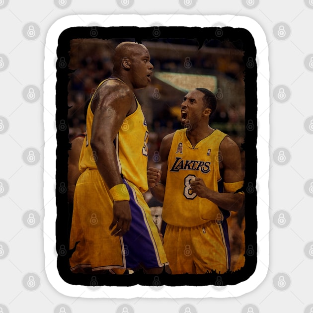 Shaquille O'Neal in Lakers Sticker by Milu Milu